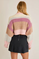 Pastel Daze Striped Sweater - Golden Hour BoutiqueSweater