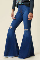 Peace Of Mind Bell Bottom Jeans - Golden Hour Boutique