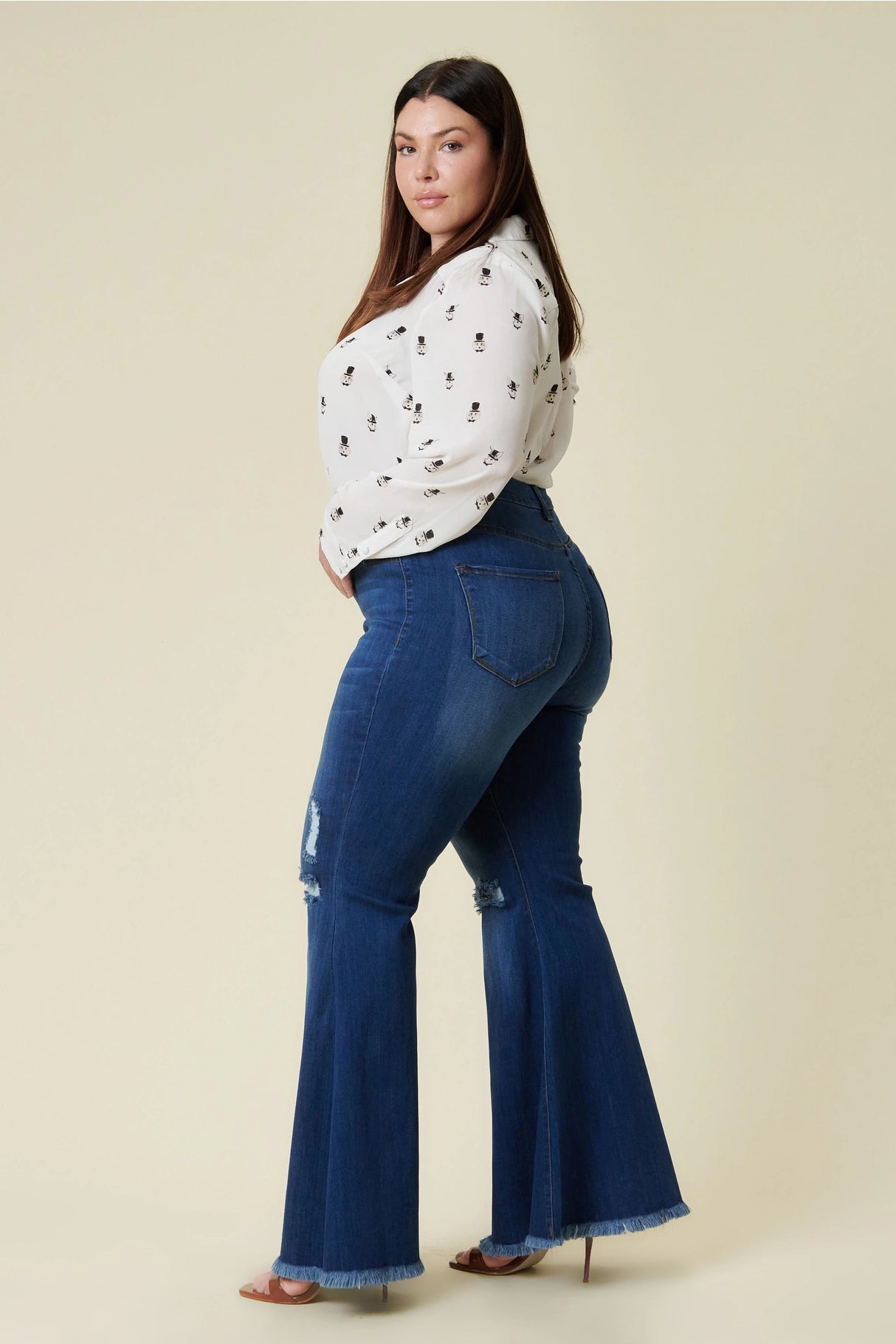 Peace Of Mind Bell Bottom Jeans - Golden Hour Boutique