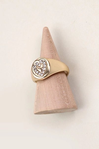 Radiance Heart Ring - Golden Hour BoutiqueRings