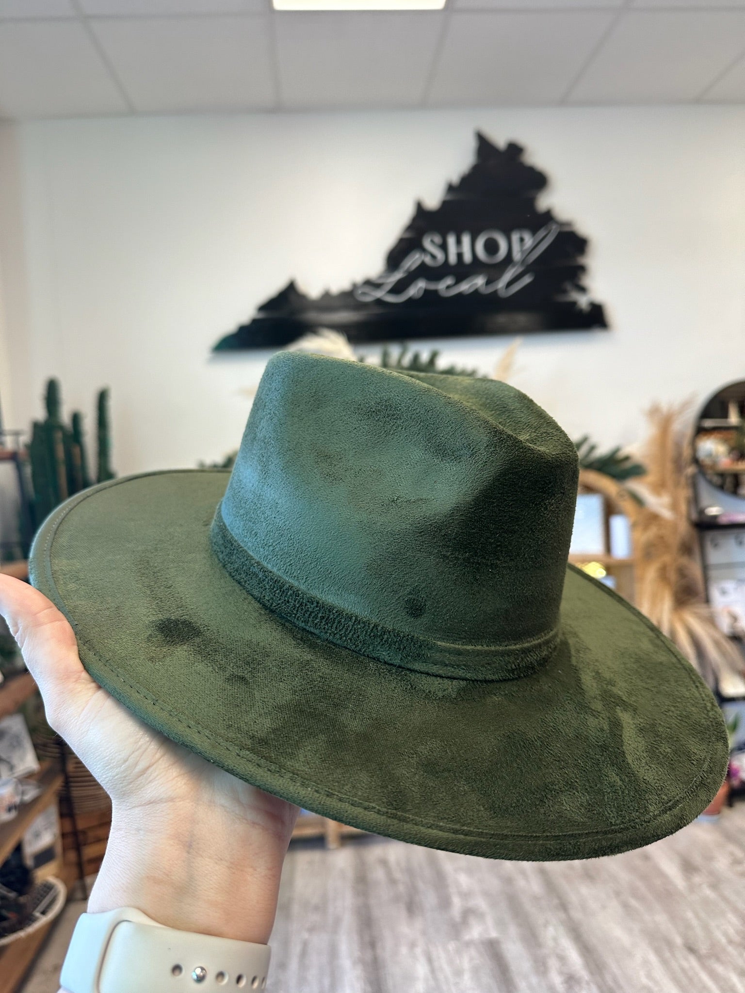 Rancher Vegan Suede Hat - Golden Hour Boutique