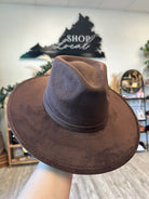 Rancher Vegan Suede Hat - Golden Hour Boutique