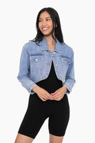 Ready To Roll Bolero Denim Jacket - Golden Hour Boutique