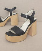 Sadie Chunky Platform Heels - Golden Hour BoutiqueHeels