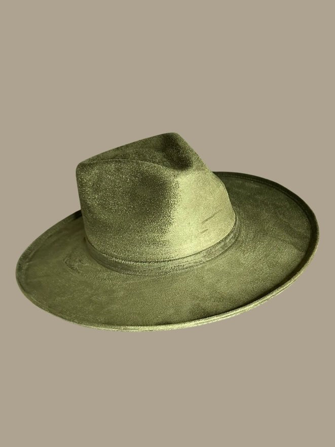 Suede Rolled Up Rancher Hat - Golden Hour BoutiqueHats