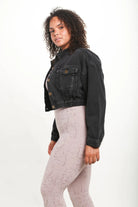 Throw It On Cropped Denim Jacket - Golden Hour Boutique