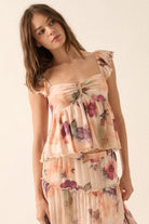 Watercolor Whimsy Top - Golden Hour BoutiqueBlouses