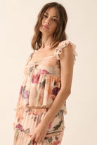 Watercolor Whimsy Top - Golden Hour BoutiqueBlouses