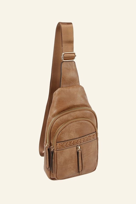 Western Soft Leather Sling Crossbody Bag - Golden Hour BoutiqueCrossbody Purse