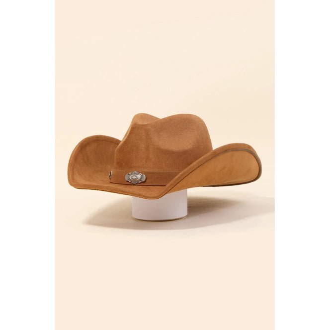 Wild West Suede Cowboy Hat - Golden Hour Boutique