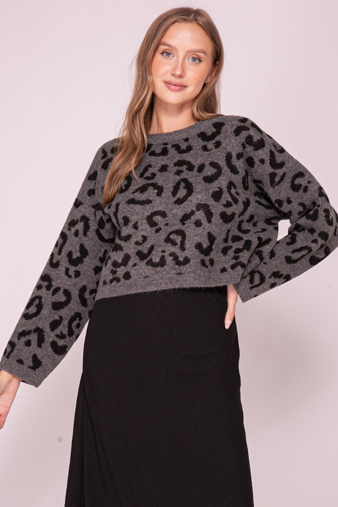 Wildly Obsessed Leopard Sweater - Golden Hour BoutiqueSweater