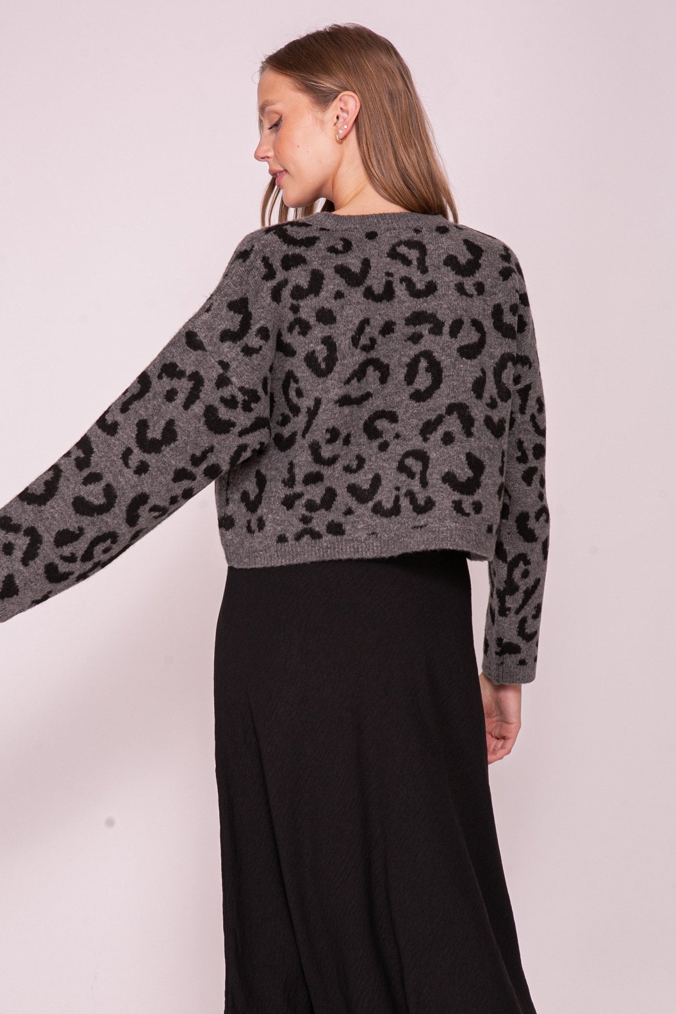 Wildly Obsessed Leopard Sweater - Golden Hour BoutiqueSweater