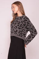 Wildly Obsessed Leopard Sweater - Golden Hour BoutiqueSweater