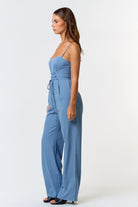 Worth The Wait Lace Up Jumpsuit - Golden Hour BoutiqueJumpsuits